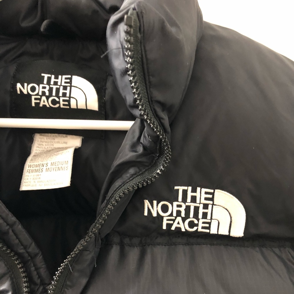 Women's" The North Face" 700 goose down black coat